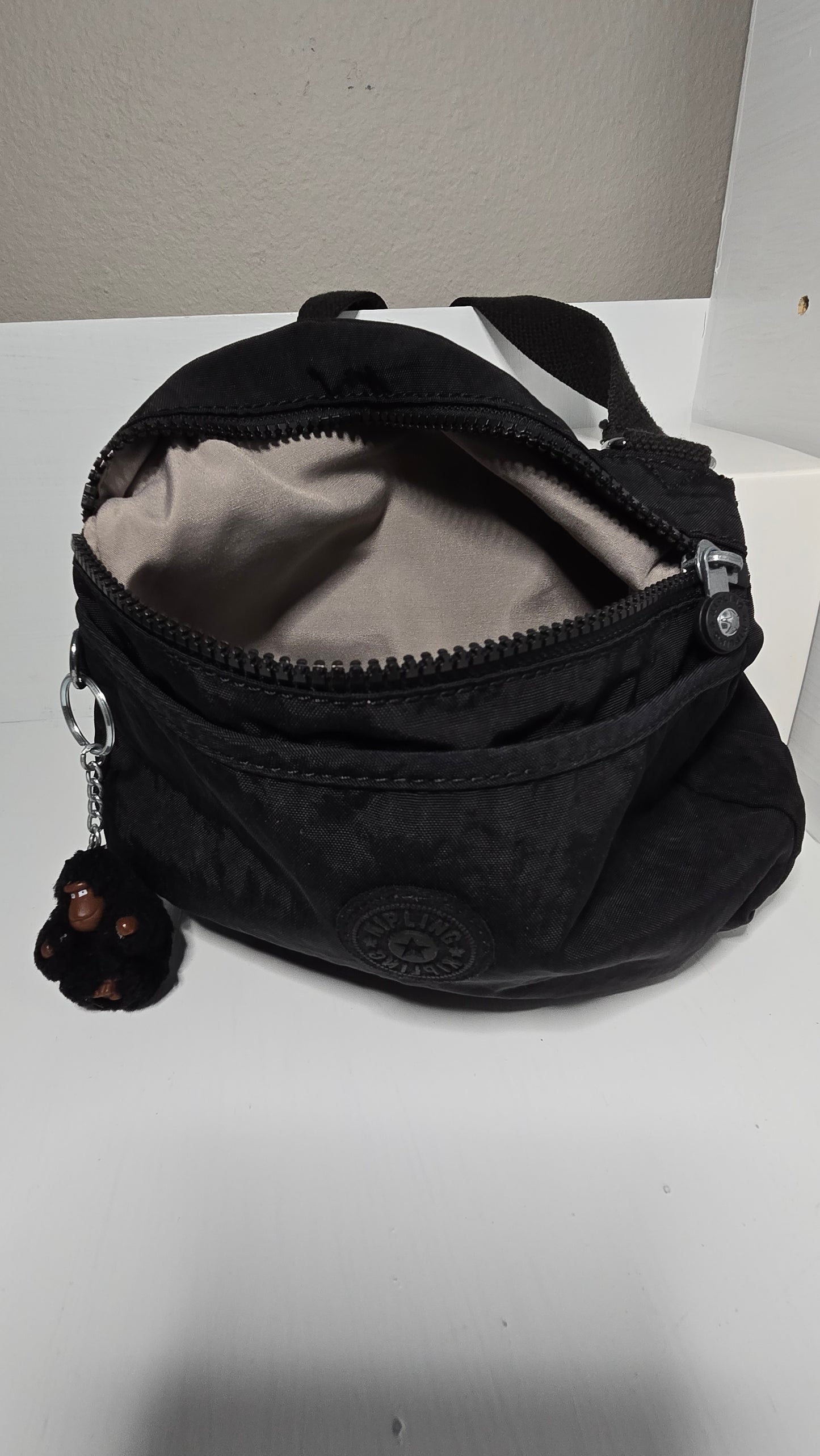 Kipling Arto Black Crossbody Handbag