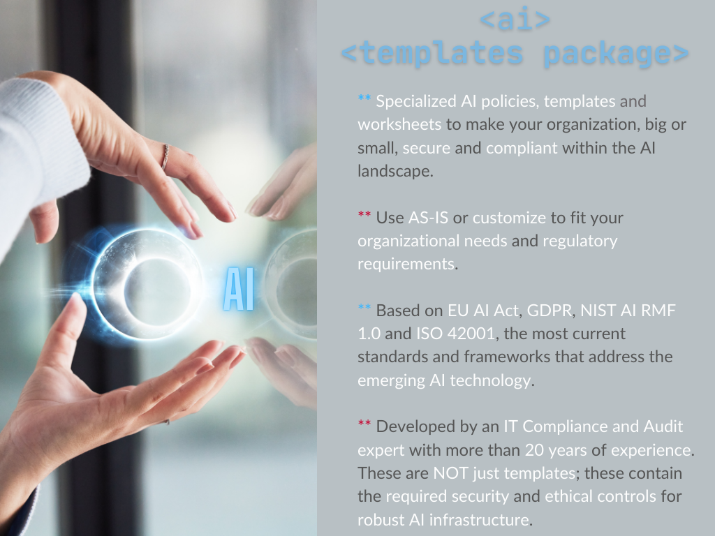 AI Compliance & Risk Management Digital Templates Package
