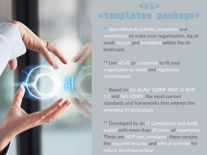 AI Compliance & Risk Management Digital Templates Package