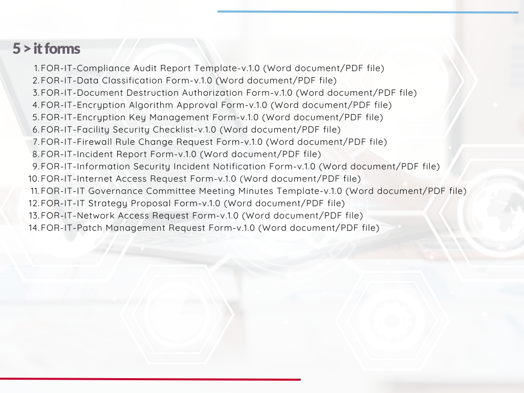 IT Document Templates Package – Contracts, Reports, Logs, Checklists & More