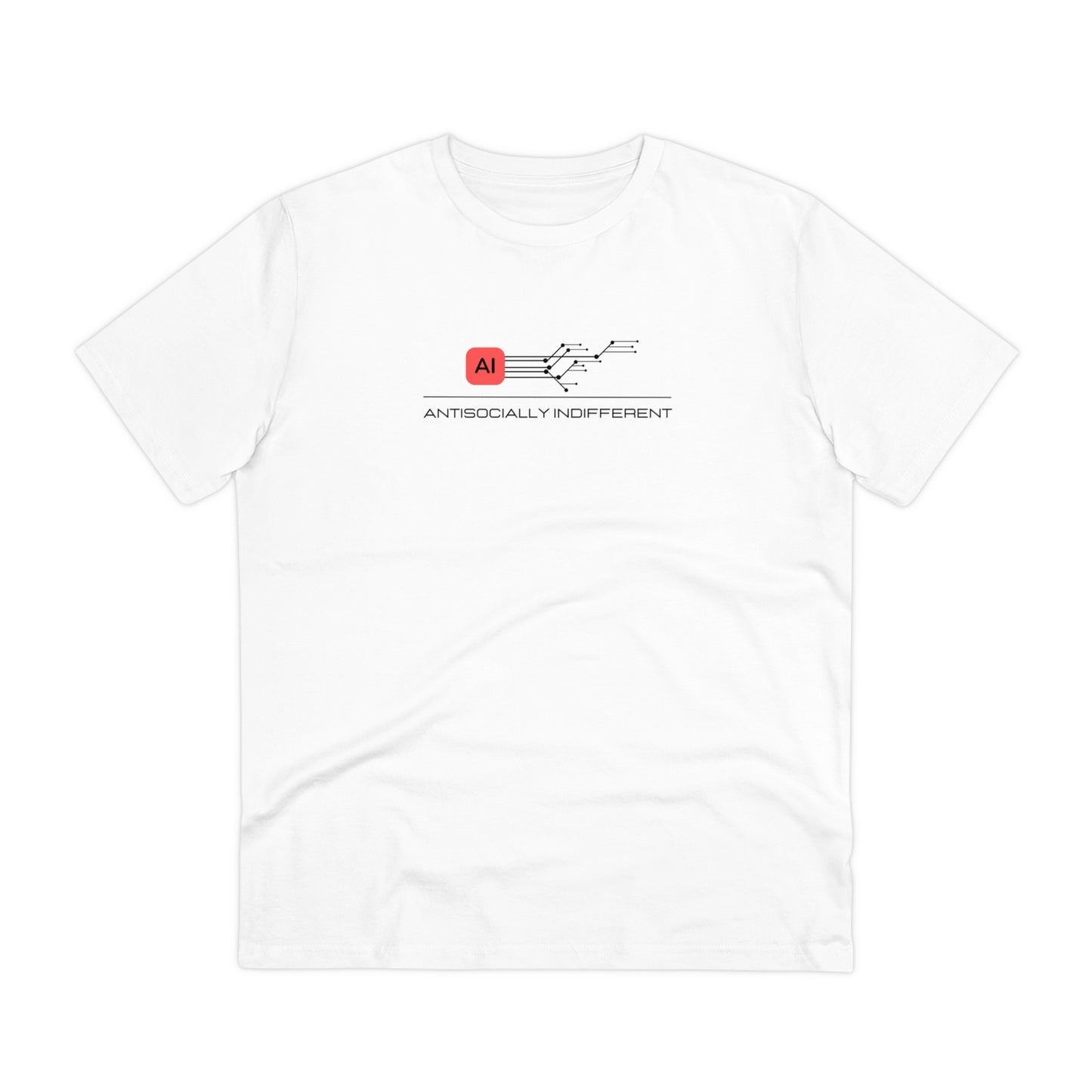 AI (Antisocially Indifferent) Organic Cotton T-shirt - Unisex